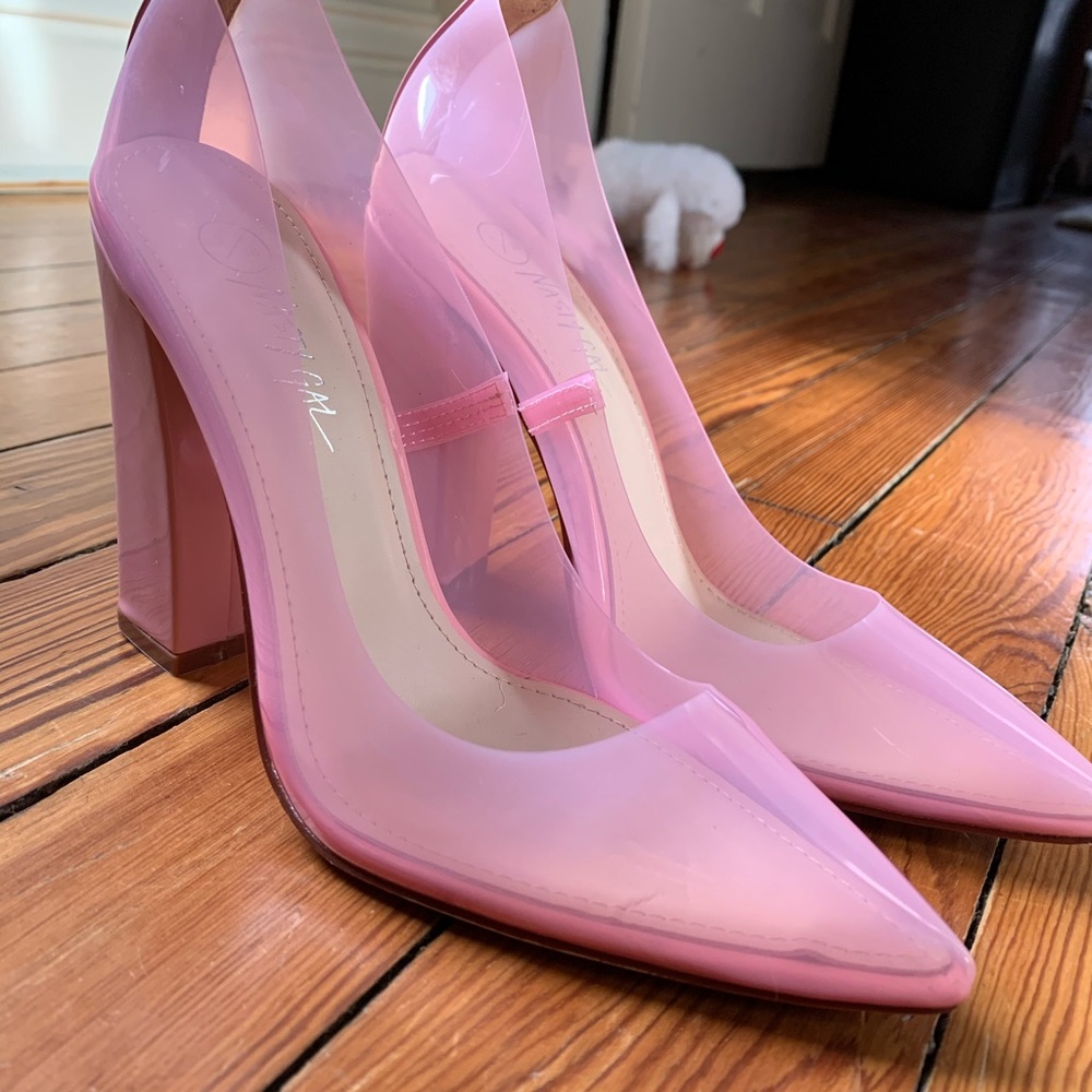 Nasty Gal pink heels